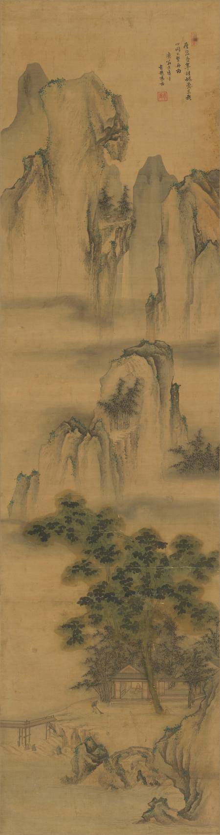 韓柏《層巒疊翠立軸》