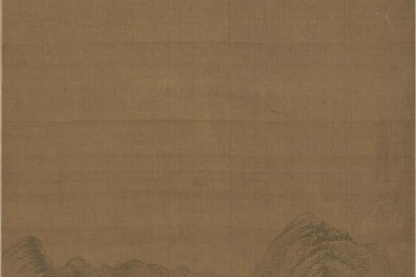 釋際祥《山水軸》